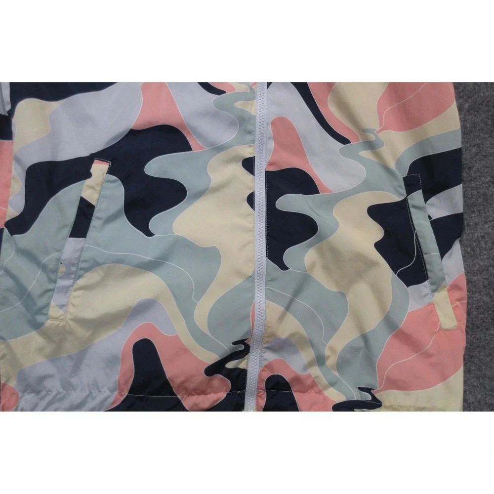 Adidas Originals‎ Jacket Mens Large Multicolor Camo Pastel HZA Windbreaker Rare